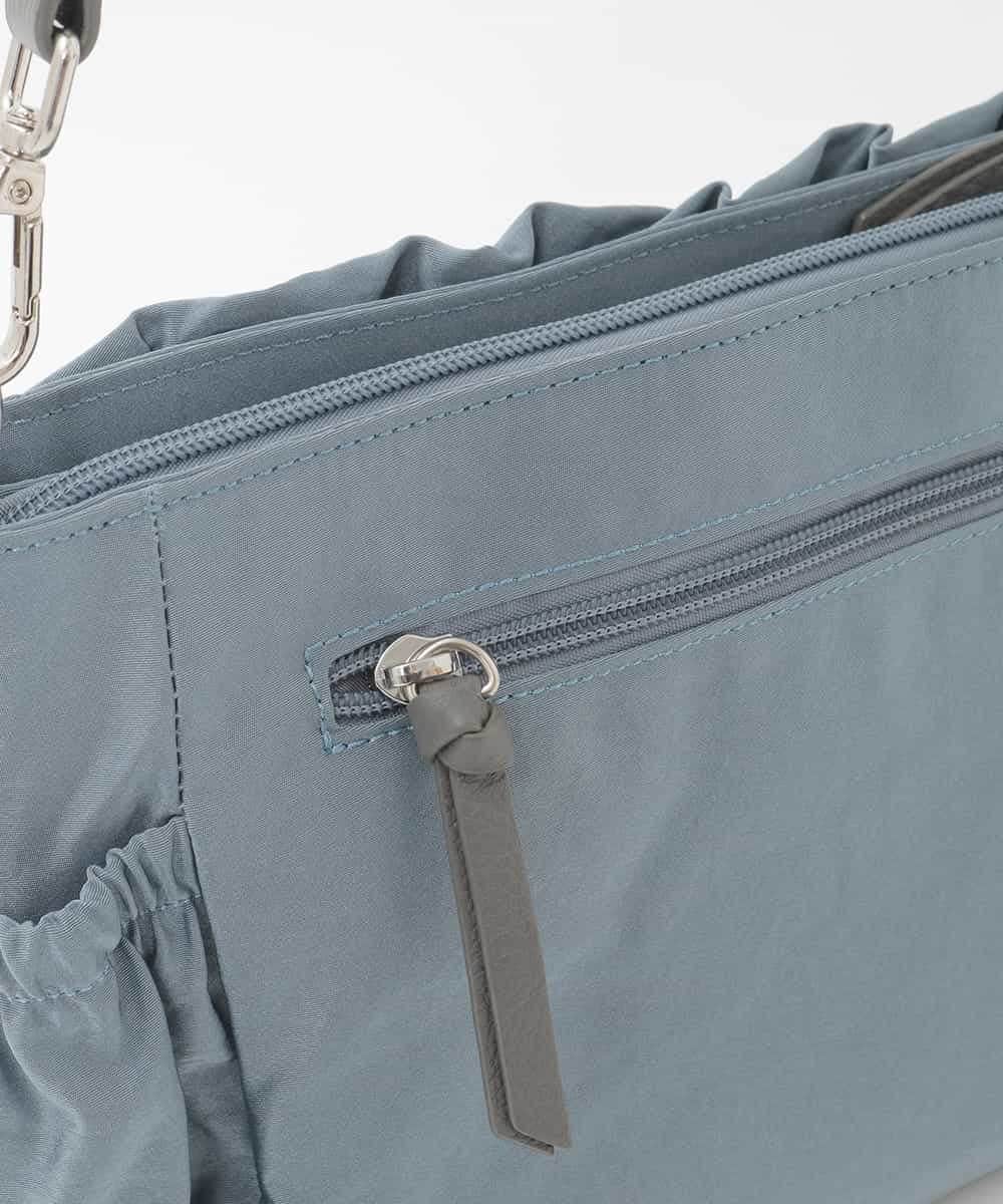 BPRAG95150 MK MICHEL KLEIN BAG(MK ミッシェルクラン バッグ) [2WAY]フリルギャザーコンパクトショルダーバッグ ライトブルー