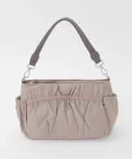 BPRAG95150 MK MICHEL KLEIN BAG(MK ミッシェルクラン バッグ) [2WAY]フリルギャザーコンパクトショルダーバッグ ベージュ