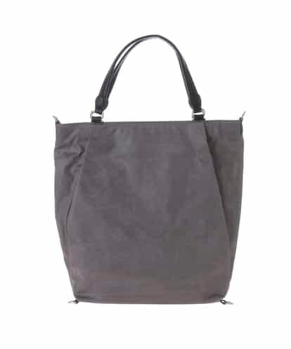 MK MICHEL KLEIN BAG(エムケー ミッシェルクラン バッグ) 【2WAY/撥水/A4対応】ダイヤ型押しマルチウェイバッグ(リュックインバッグ付き) グレー フリーサイズ