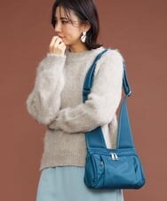 BPRAS01140 MK MICHEL KLEIN BAG(MK ミッシェルクラン バッグ) 【人間工学デザイン】コンパクトショルダーバッグ グリーン