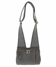 BPRAS01140 MK MICHEL KLEIN BAG(MK ミッシェルクラン バッグ) 【人間工学デザイン】コンパクトショルダーバッグ グレー