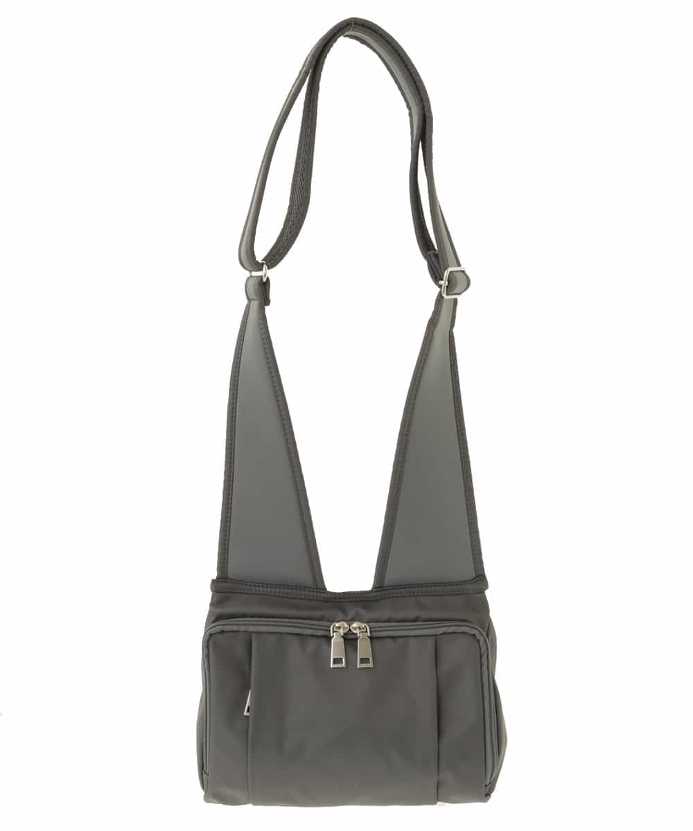 BPRAS01140 MK MICHEL KLEIN BAG(MK ミッシェルクラン バッグ) 【人間工学デザイン】コンパクトショルダーバッグ グレー