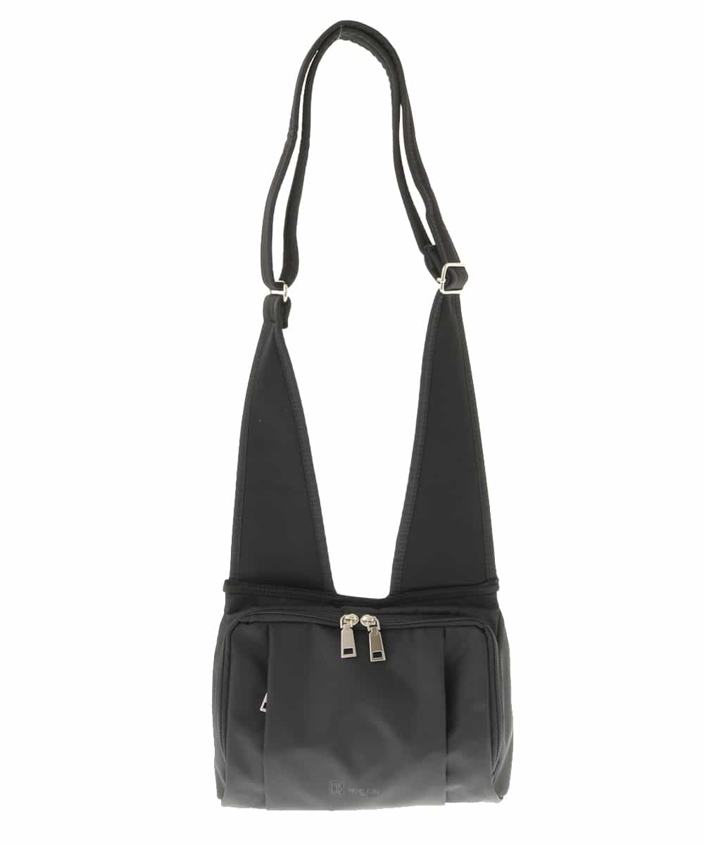 BPRAS01140 MK MICHEL KLEIN BAG(MK ミッシェルクラン バッグ) 【人間工学デザイン】コンパクトショルダーバッグ ブラック