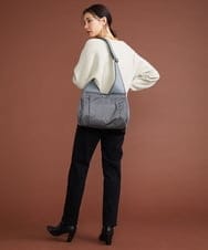 BPRAS02150 MK MICHEL KLEIN BAG(MK ミッシェルクラン バッグ) [人間工学デザイン]スポーティーショルダーバッグ グレー