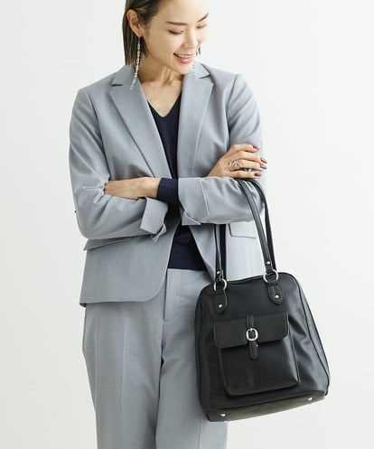 BPRAS21140 MK MICHEL KLEIN BAG 【2WAY】フェイクレザートートバッグ