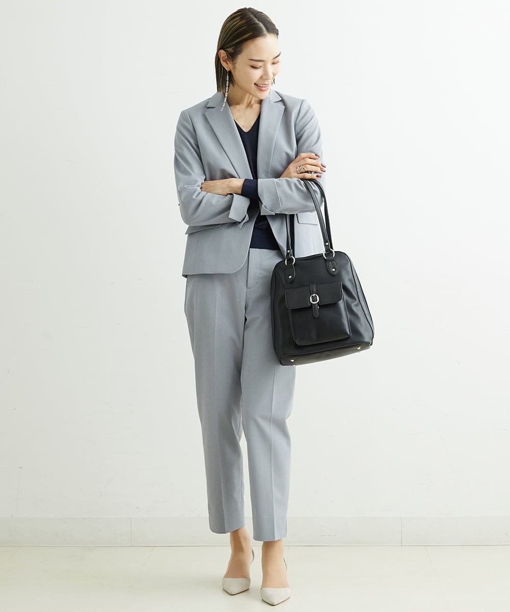 BPRAS21140 MK MICHEL KLEIN BAG(MK ミッシェルクラン バッグ) 【2WAY】フェイクレザートートバッグ ブラック