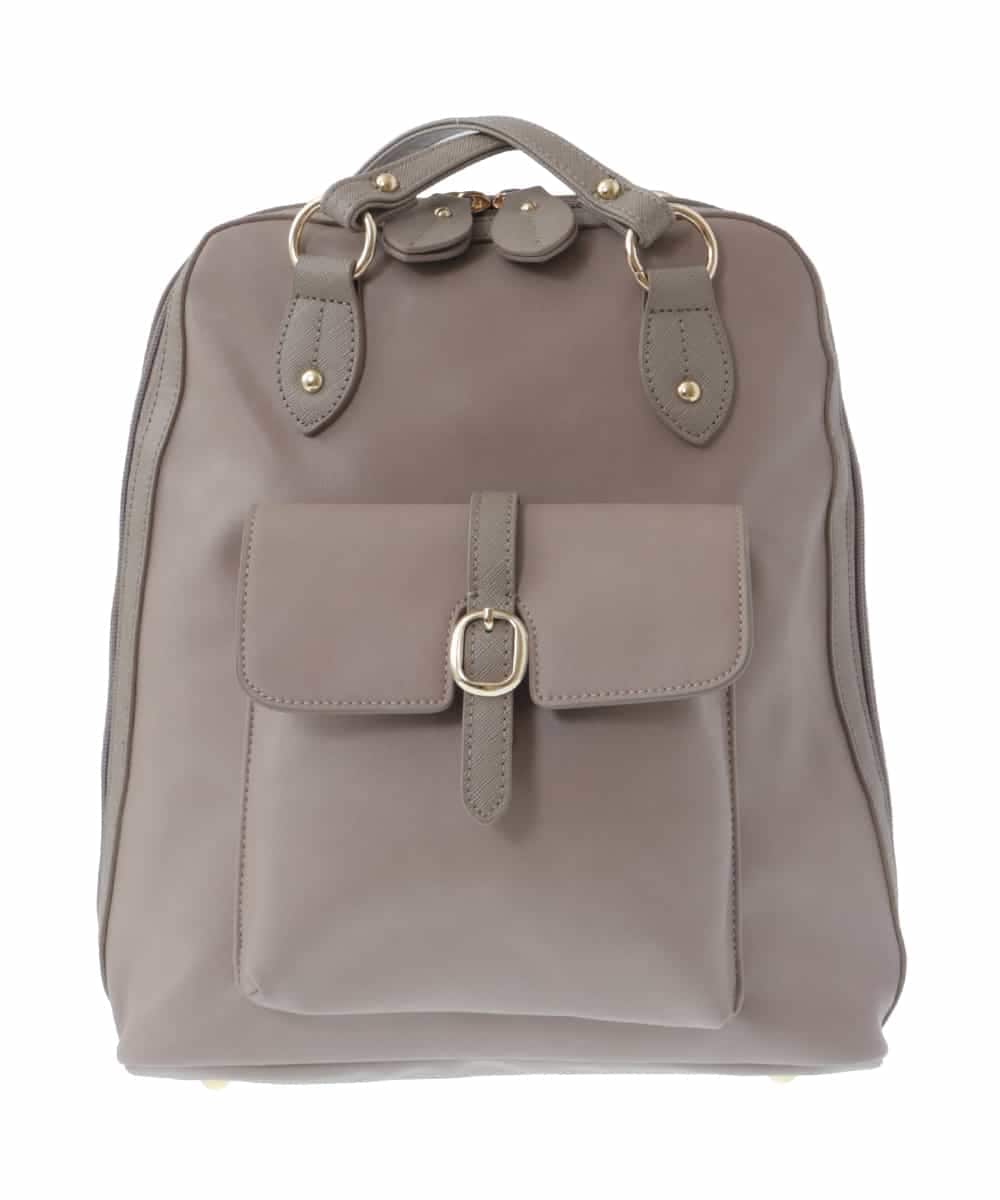 BPRAS21140 MK MICHEL KLEIN BAG(MK ミッシェルクラン バッグ) 【2WAY】フェイクレザートートバッグ ベージュ