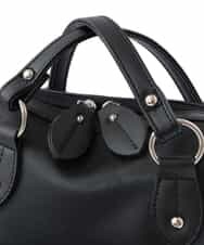 BPRAS21140 MK MICHEL KLEIN BAG(MK ミッシェルクラン バッグ) 【2WAY】フェイクレザートートバッグ ブラック