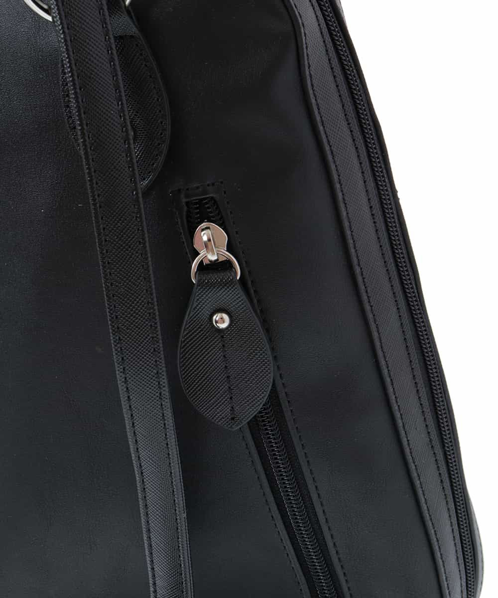 BPRAS21140 MK MICHEL KLEIN BAG(MK ミッシェルクラン バッグ) 【2WAY】フェイクレザートートバッグ ブラック