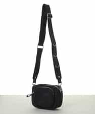 BPRAV01110 MK MICHEL KLEIN BAG(MK ミッシェルクラン バッグ) スクエアフォルムミニショルダーバッグ ブラック