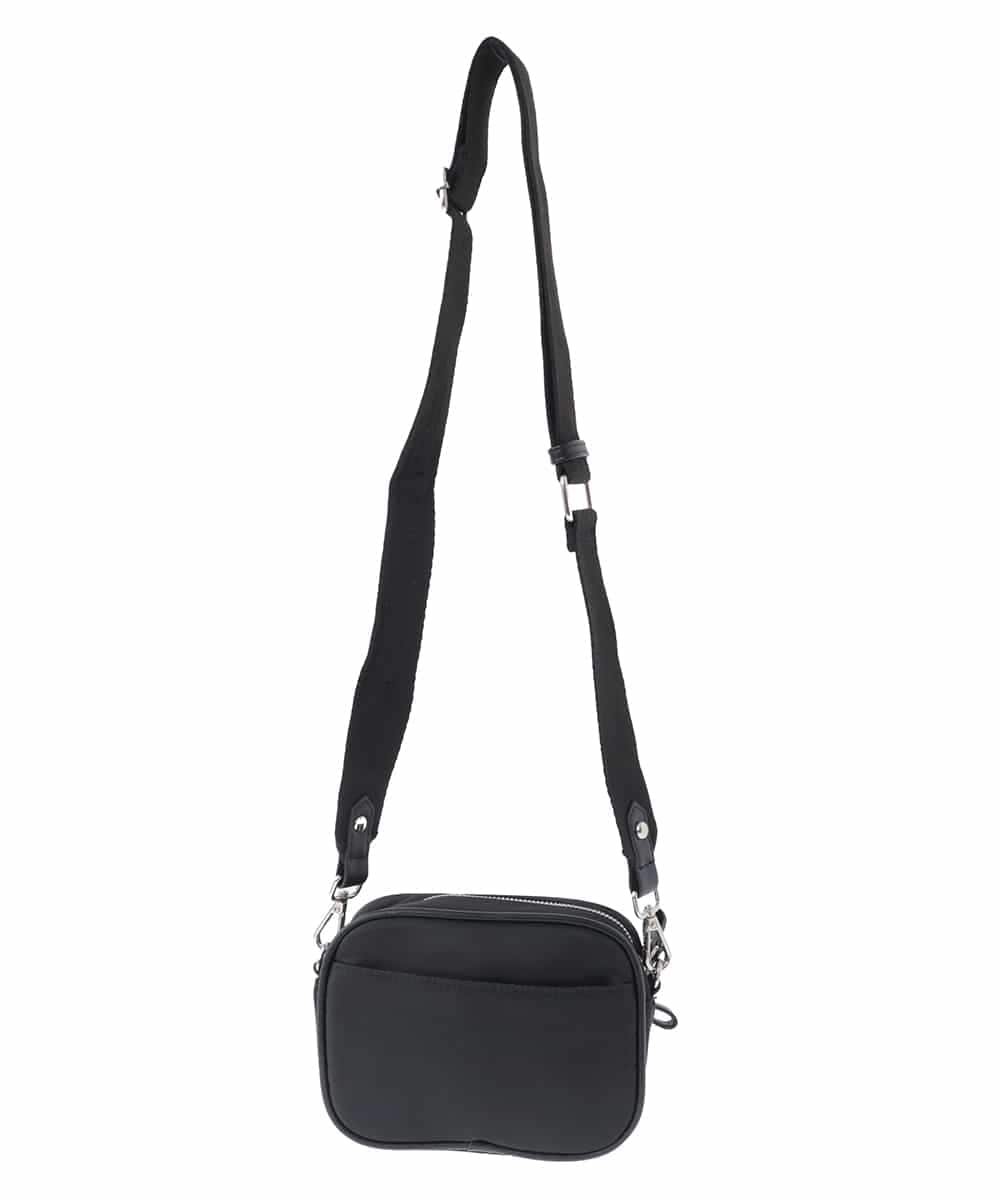 BPRAV01110 MK MICHEL KLEIN BAG(MK ミッシェルクラン バッグ) スクエアフォルムミニショルダーバッグ ブラック