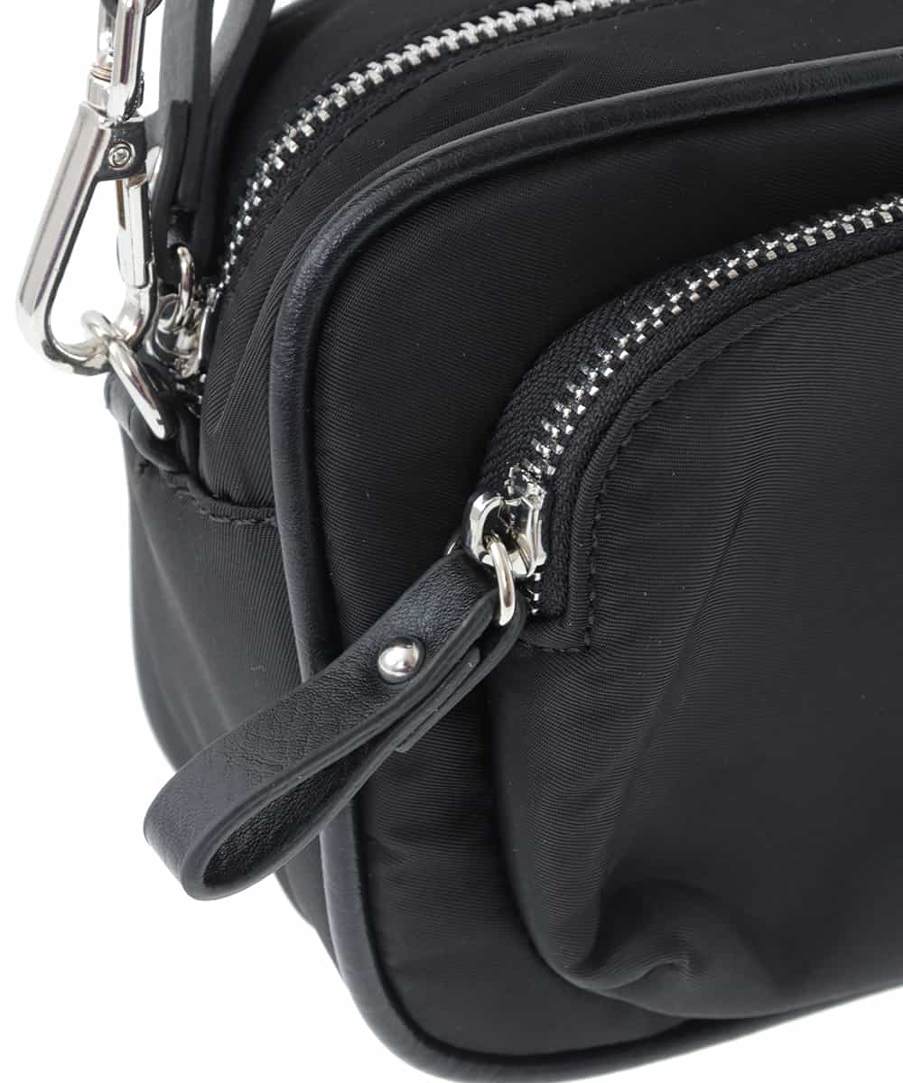 BPRAV01110 MK MICHEL KLEIN BAG(MK ミッシェルクラン バッグ) スクエアフォルムミニショルダーバッグ ブラック