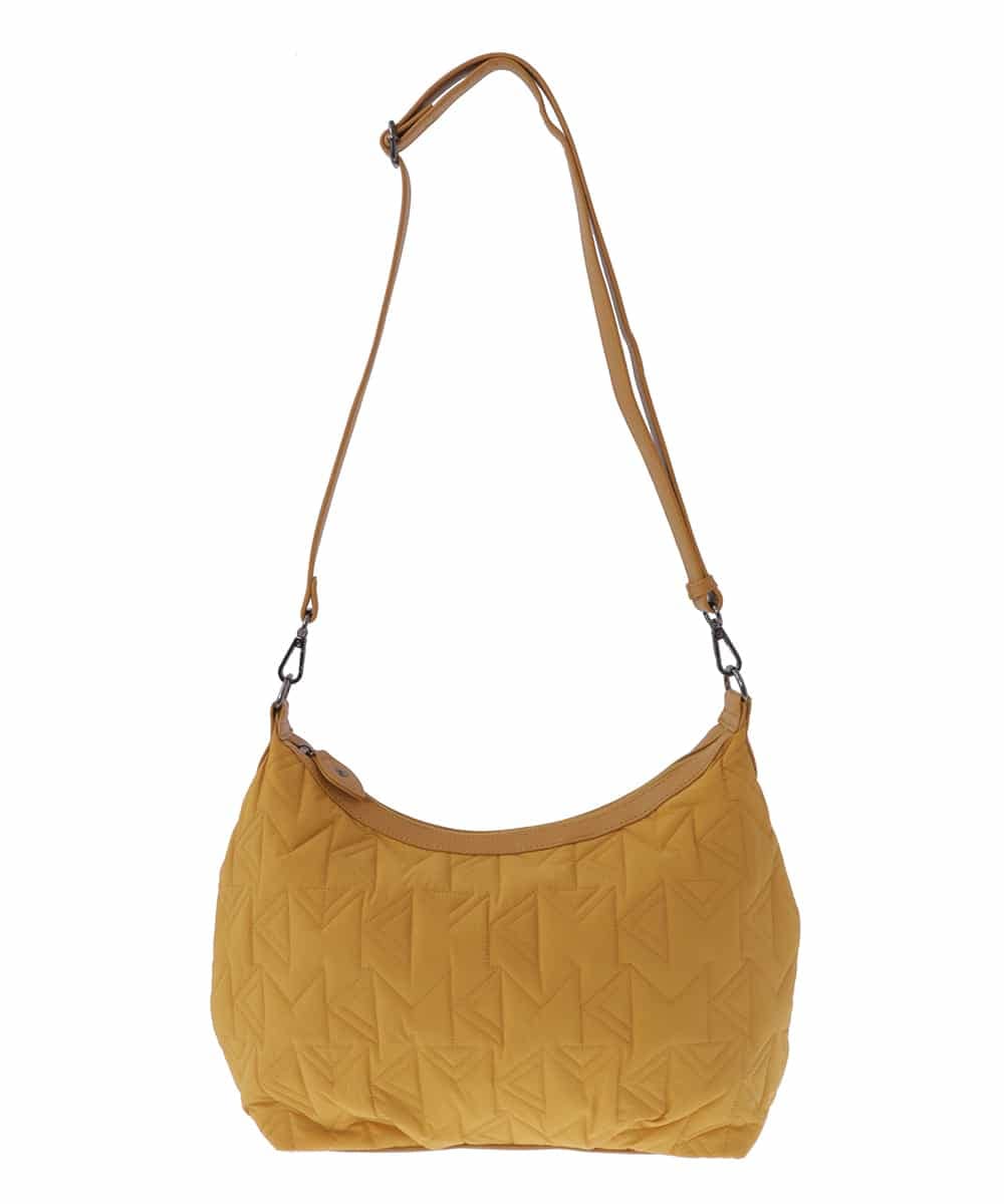 BPRAV02150 MK MICHEL KLEIN BAG(MK ミッシェルクラン バッグ) MKキルティングショルダーバッグ マスタード