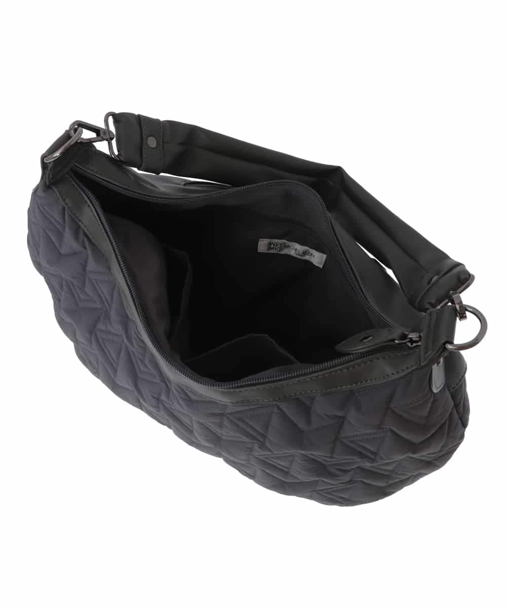 BPRAV02150 MK MICHEL KLEIN BAG(MK ミッシェルクラン バッグ) MKキルティングショルダーバッグ マスタード