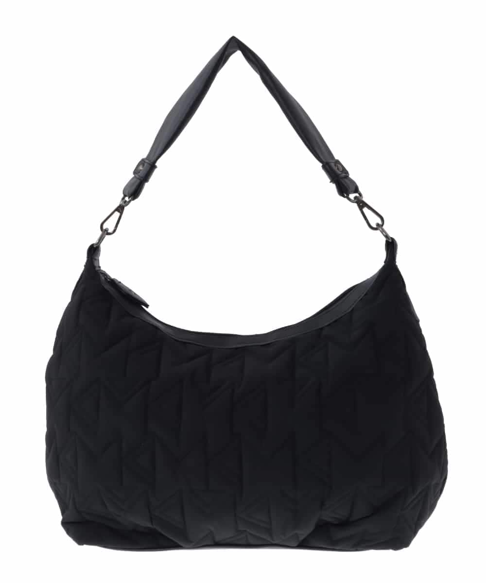 BPRAV02150 MK MICHEL KLEIN BAG(MK ミッシェルクラン バッグ) MKキルティングショルダーバッグ ブラック