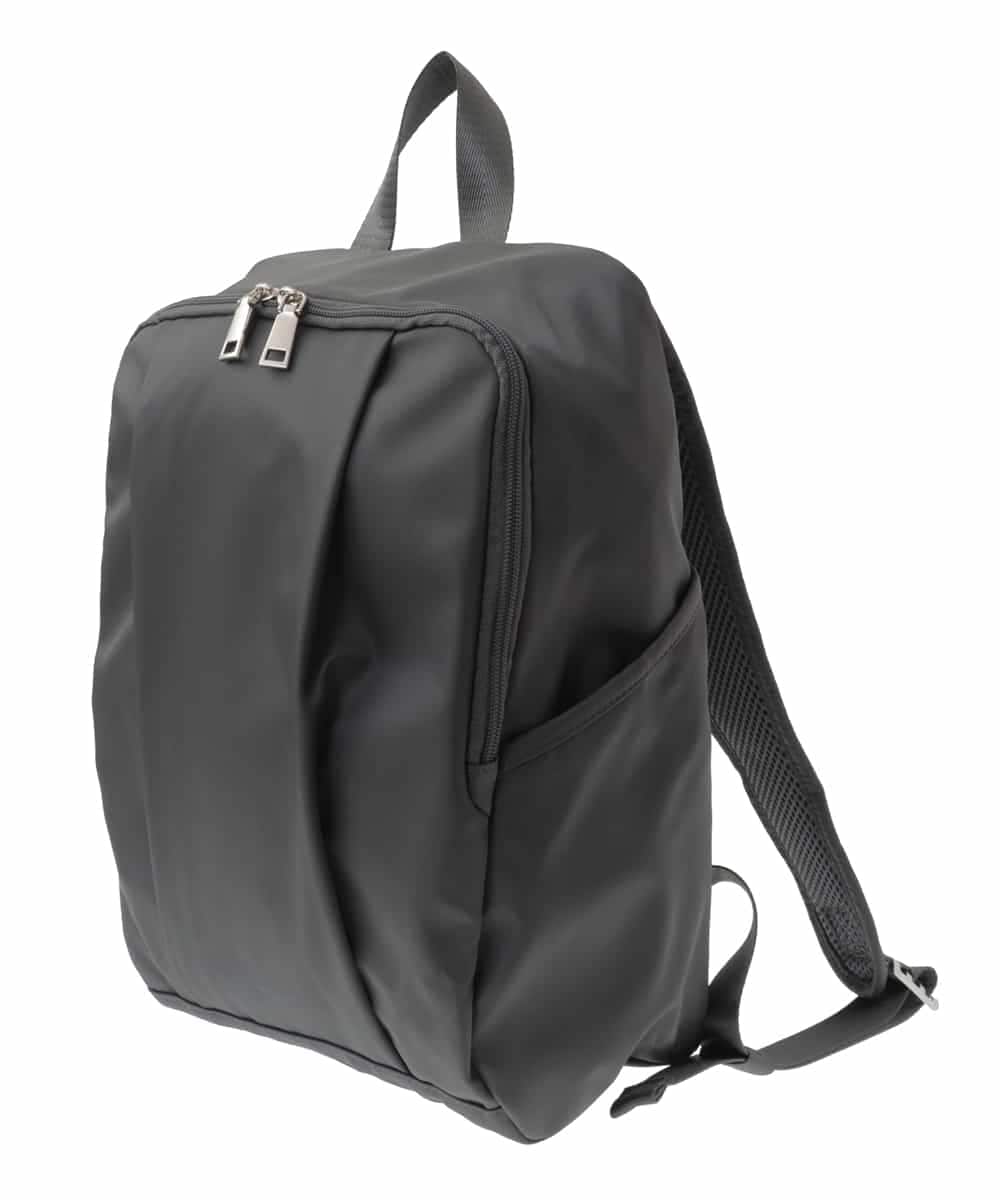 BPRAV02160 MK MICHEL KLEIN BAG(MK ミッシェルクラン バッグ) フロントタックコンパクトデザインリュック グレー