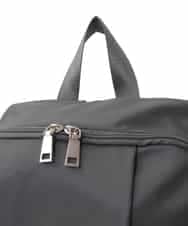 BPRAV02160 MK MICHEL KLEIN BAG(MK ミッシェルクラン バッグ) フロントタックコンパクトデザインリュック グレー