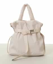 BPRAV06140 MK MICHEL KLEIN BAG(MK ミッシェルクラン バッグ) [2WAY]異素材デザインミニトートバッグ アイボリー