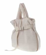BPRAV06140 MK MICHEL KLEIN BAG(MK ミッシェルクラン バッグ) [2WAY]異素材デザインミニトートバッグ アイボリー