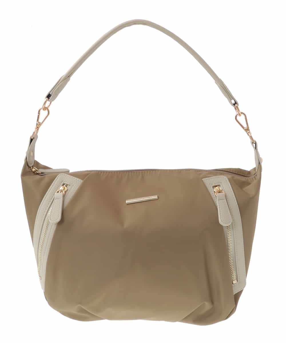 BPRAV12140 MK MICHEL KLEIN BAG(MK ミッシェルクラン バッグ) [2WAY]異素材ドッキングワンハンドルバッグ ベージュ