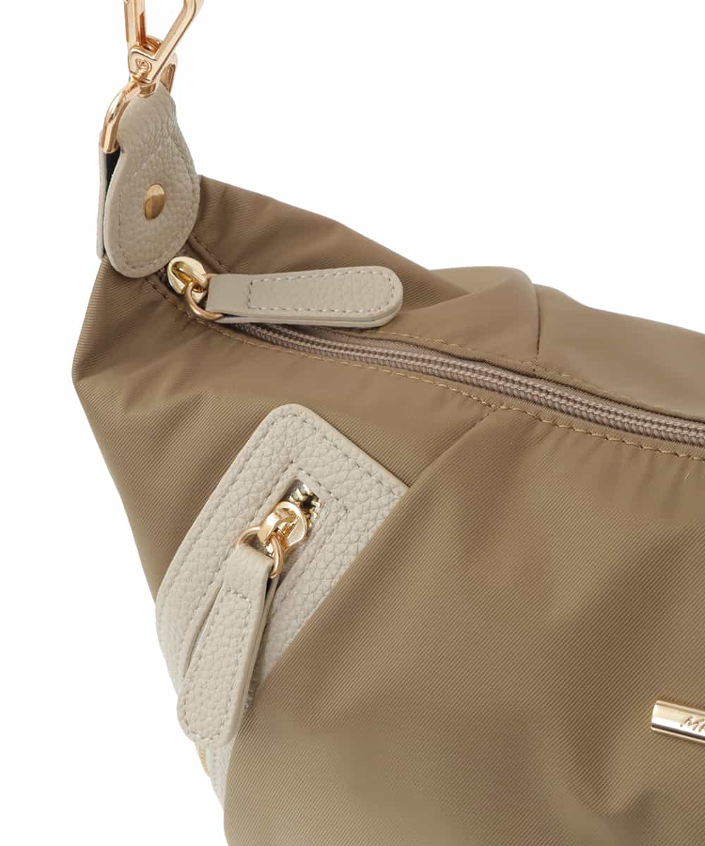 BPRAV12140 MK MICHEL KLEIN BAG(MK ミッシェルクラン バッグ) [2WAY]異素材ドッキングワンハンドルバッグ ベージュ