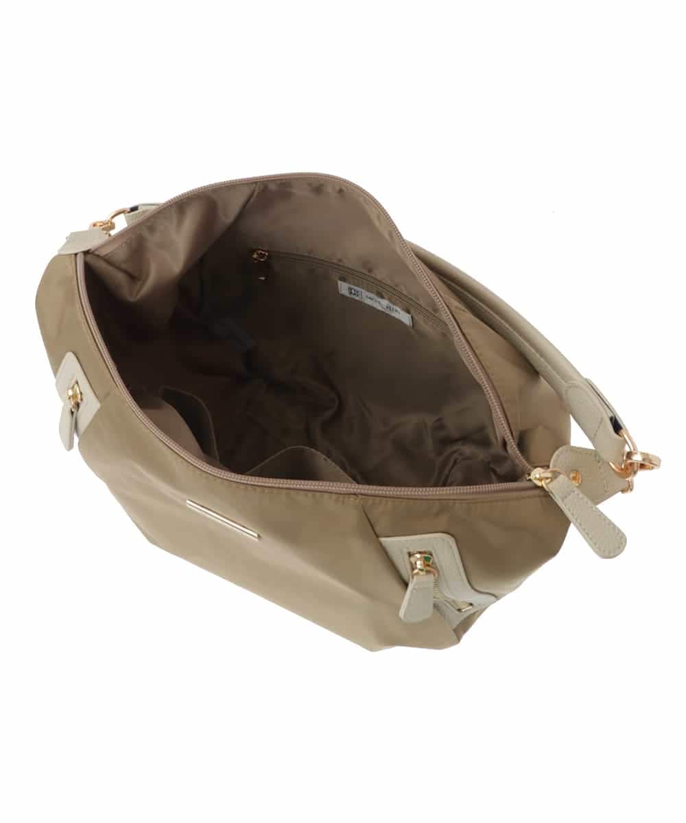 BPRAV12140 MK MICHEL KLEIN BAG(MK ミッシェルクラン バッグ) [2WAY]異素材ドッキングワンハンドルバッグ ベージュ
