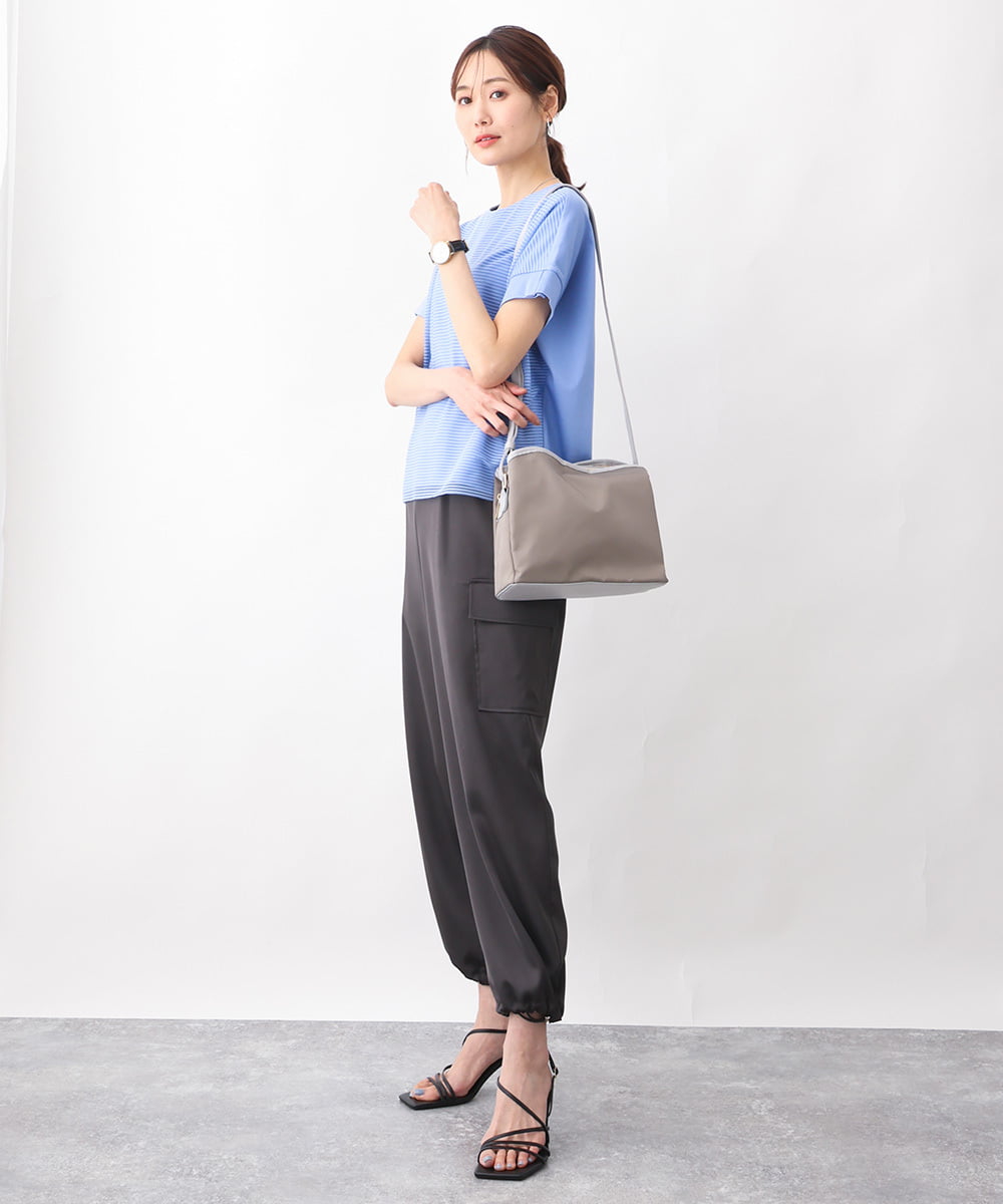BPRAV21130 MK MICHEL KLEIN BAG(MK ミッシェルクラン バッグ) [軽量]合成皮革ジョイントショルダーバッグ イエロー