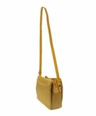 BPRAV21130 MK MICHEL KLEIN BAG(MK ミッシェルクラン バッグ) [軽量]合成皮革ジョイントショルダーバッグ イエロー