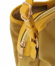 BPRAV21130 MK MICHEL KLEIN BAG(MK ミッシェルクラン バッグ) [軽量]合成皮革ジョイントショルダーバッグ イエロー