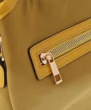 BPRAV21130 MK MICHEL KLEIN BAG(MK ミッシェルクラン バッグ) [軽量]合成皮革ジョイントショルダーバッグ イエロー