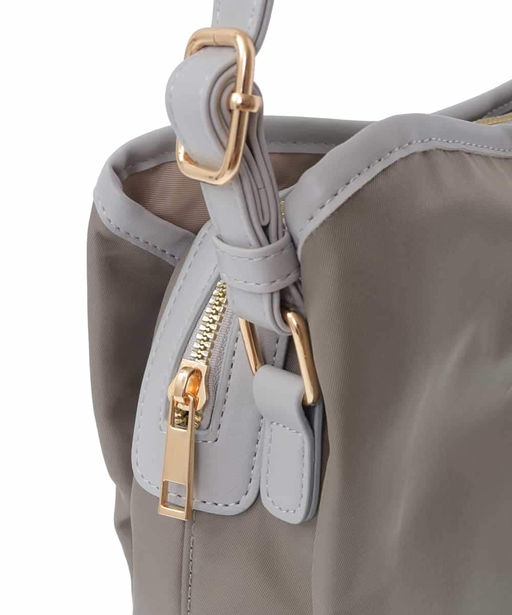 BPRAV21130 MK MICHEL KLEIN BAG(MK ミッシェルクラン バッグ) [軽量]合成皮革ジョイントショルダーバッグ イエロー