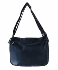 BPRAV23130 MK MICHEL KLEIN BAG(MK ミッシェルクラン バッグ) ドロストデザインメタリックショルダーバッグ ネイビー