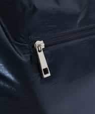 BPRAV23130 MK MICHEL KLEIN BAG(MK ミッシェルクラン バッグ) ドロストデザインメタリックショルダーバッグ ネイビー