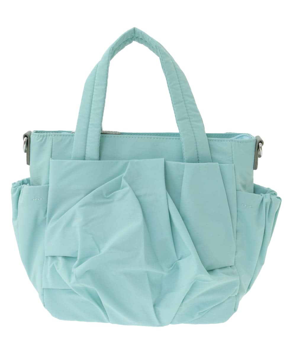 BPREA21150 MK MICHEL KLEIN BAG(MK ミッシェルクラン バッグ) [2WAY]タックデザインコンパクトトートバッグ イエロー