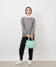 BPREA21150 MK MICHEL KLEIN BAG(MK ミッシェルクラン バッグ) [2WAY]タックデザインコンパクトトートバッグ イエロー