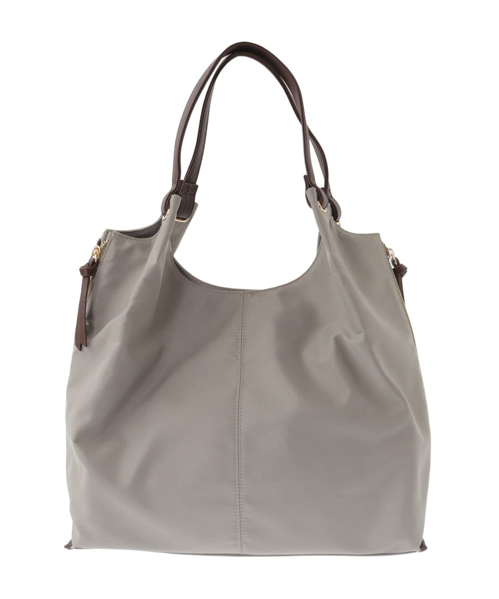 BPREA22180 MK MICHEL KLEIN BAG(MK ミッシェルクラン バッグ) [2WAY/撥水加工]サイドジップアレンジトートバッグ ライトグリーン