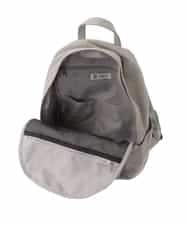 BPRED21170 MK MICHEL KLEIN BAG(MK ミッシェルクラン バッグ) [軽量/A4収納可]異素材ジョイントナイロンリュックサック グレー