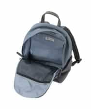 BPRED21170 MK MICHEL KLEIN BAG(MK ミッシェルクラン バッグ) [軽量/A4収納可]異素材ジョイントナイロンリュックサック グレー