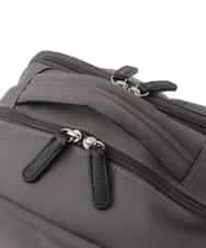 BPRED22180 MK MICHEL KLEIN BAG(MK ミッシェルクラン バッグ) [撥水/A4収納可]クッションポケット付きスクエアリュック グレー