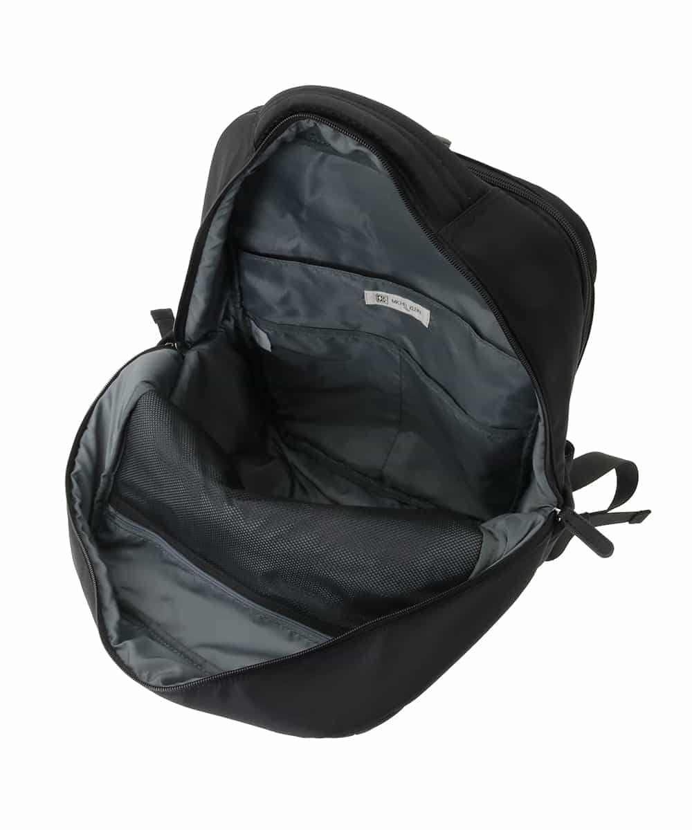 BPRED22180 MK MICHEL KLEIN BAG(MK ミッシェルクラン バッグ) [撥水/A4収納可]クッションポケット付きスクエアリュック グレー