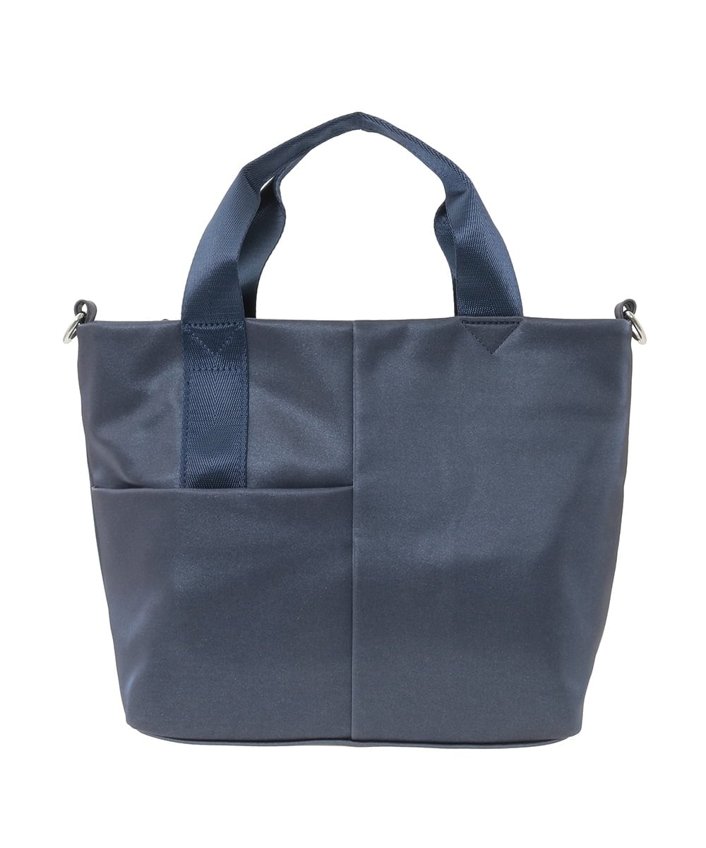 BPRED23150 MK MICHEL KLEIN BAG(MK ミッシェルクラン バッグ) [2WAY]三層構造切り替えデザイントートバッグ シルバー