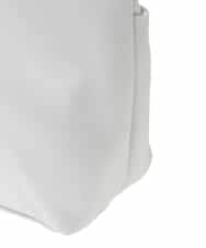 BPRED23150 MK MICHEL KLEIN BAG(MK ミッシェルクラン バッグ) [2WAY]三層構造切り替えデザイントートバッグ シルバー