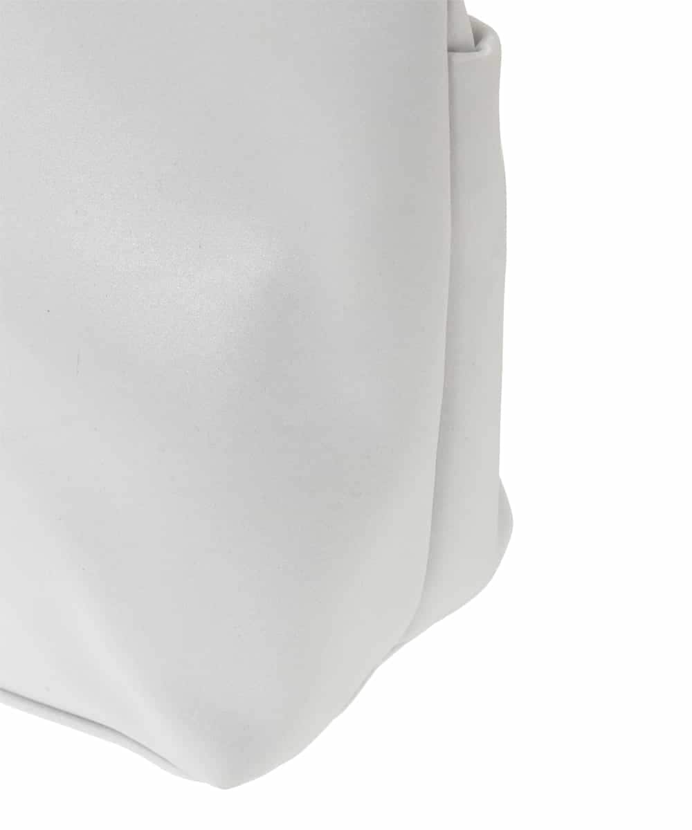 BPRED23150 MK MICHEL KLEIN BAG(MK ミッシェルクラン バッグ) [2WAY]三層構造切り替えデザイントートバッグ シルバー