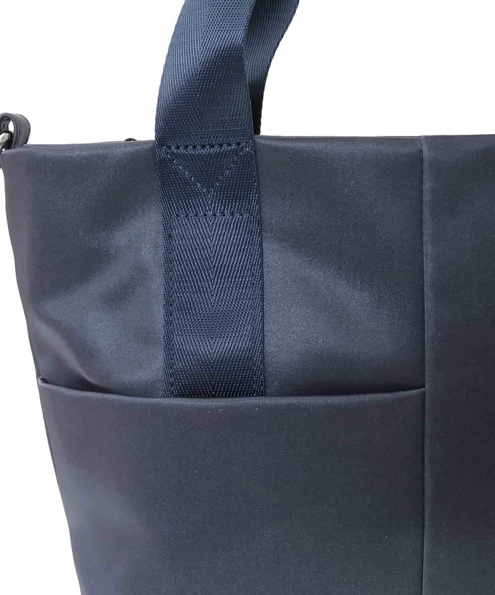 BPRED23150 MK MICHEL KLEIN BAG(MK ミッシェルクラン バッグ) [2WAY]三層構造切り替えデザイントートバッグ シルバー