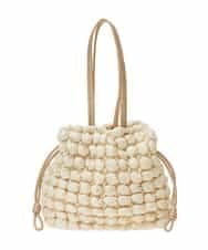 BPRES21150 MK MICHEL KLEIN BAG(MK ミッシェルクラン バッグ) [2WAY]ポコポコキルティングトートバッグ ベージュ