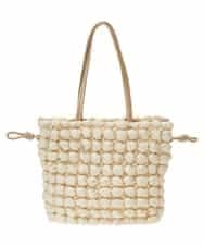 BPRES21150 MK MICHEL KLEIN BAG(MK ミッシェルクラン バッグ) [2WAY]ポコポコキルティングトートバッグ ベージュ