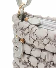 BPRES22150 MK MICHEL KLEIN BAG(MK ミッシェルクラン バッグ) ポコポコキルティングショルダーバッグ ライトグレー