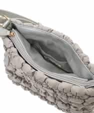 BPRES22150 MK MICHEL KLEIN BAG(MK ミッシェルクラン バッグ) ポコポコキルティングショルダーバッグ ライトグレー