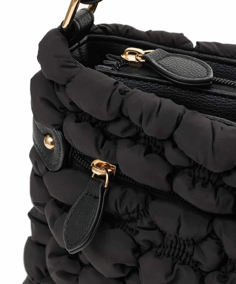 BPRES22150 MK MICHEL KLEIN BAG(MK ミッシェルクラン バッグ) ポコポコキルティングショルダーバッグ ライトグレー