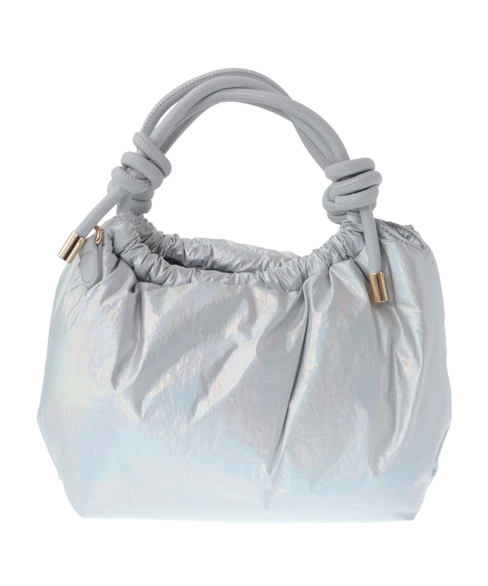 BPREV21140 MK MICHEL KLEIN BAG(MK ミッシェルクラン バッグ) 【2WAY】中綿入りクッションラウンドバッグ イエロー